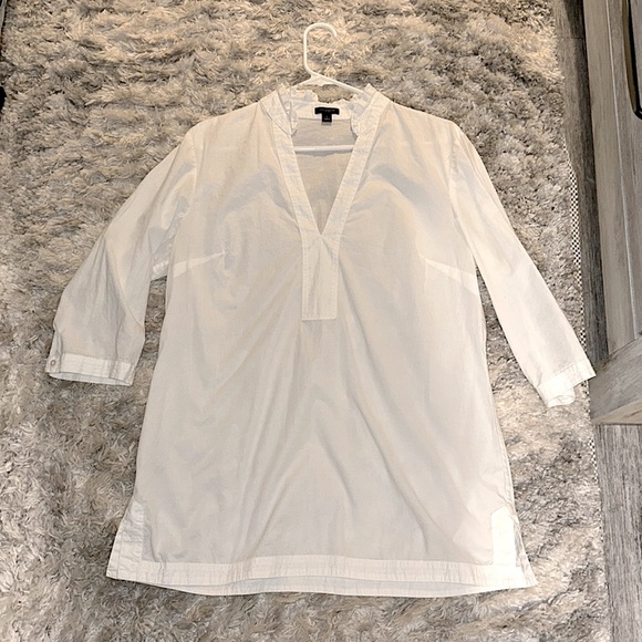 NEW PHOTOS added! Ann Taylor lightweight side split hem tunic top, EUC - Picture 5 of 10